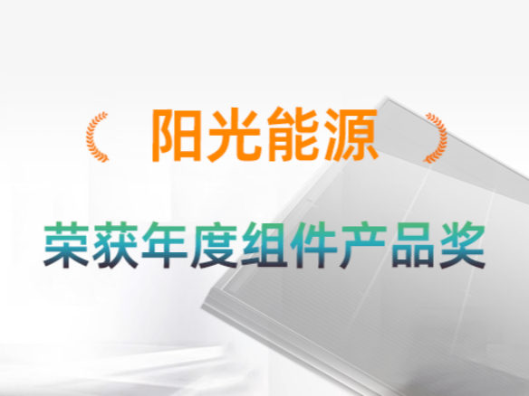 高光時刻 | GIGA系列榮耀加冕！陽光能源斬獲“年度組件產品獎”