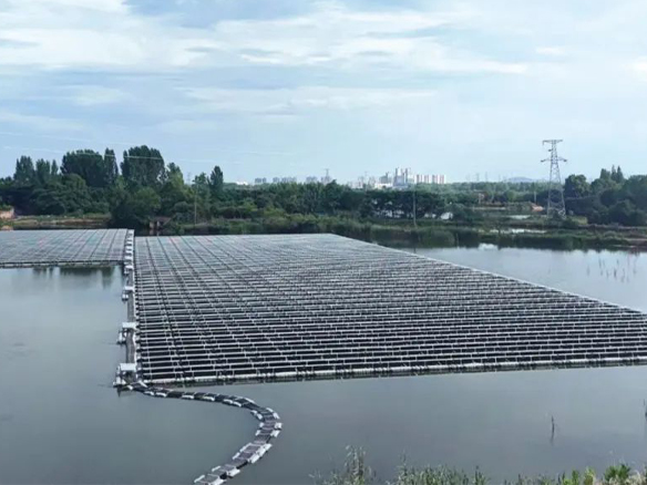全球足跡 | 運行2年，陽光能源打造水面光伏電站的“克萊因藍”樣本